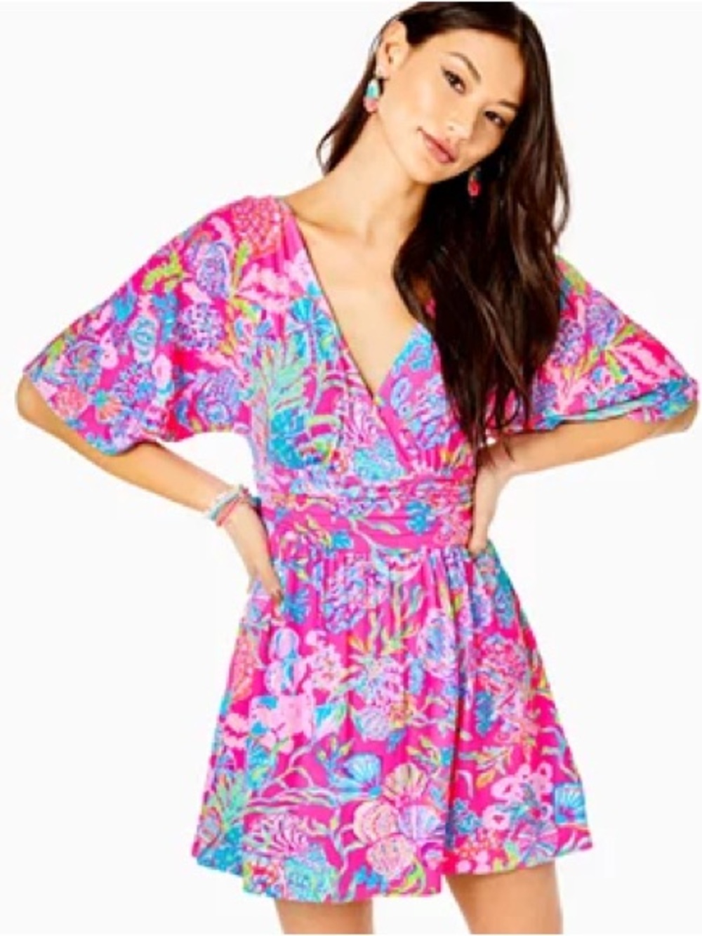 Lilly Pulitzer Parigi Romper Shell Me Something Good Size Small